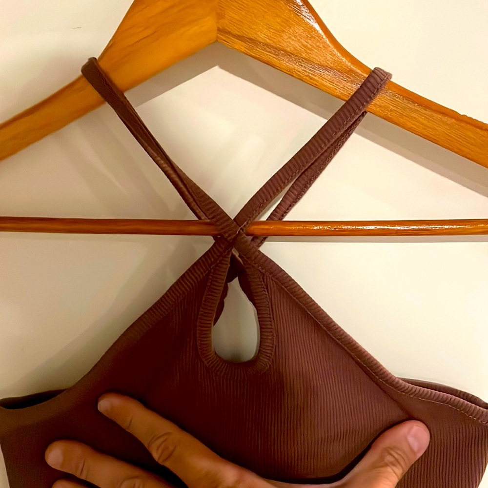 Women’s small cropped tank from destined tees.